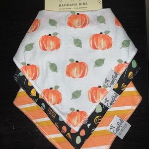 Lot of 3 Halloweeen/Fall bibs. NWT.